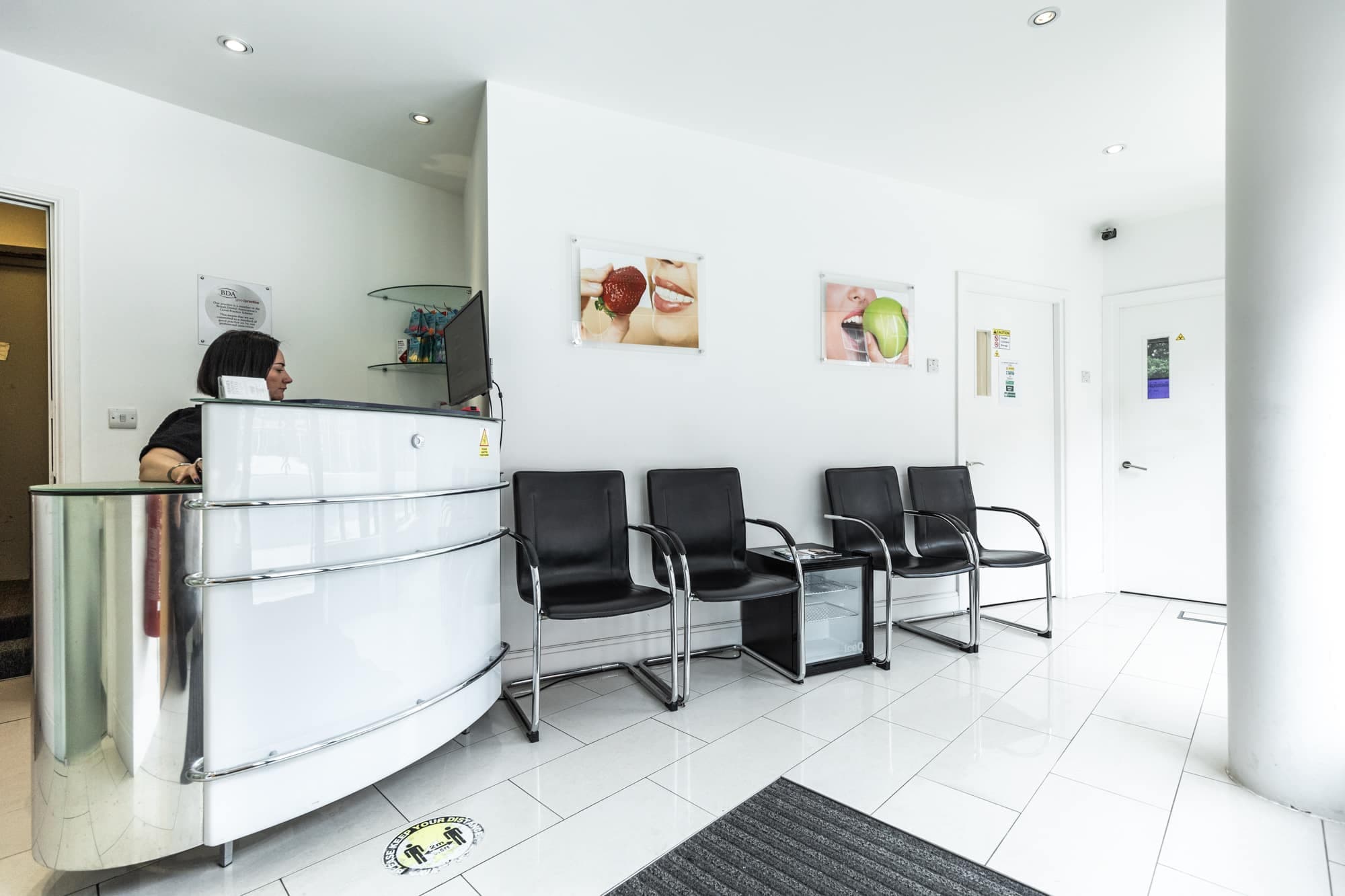 Reception at Hermes London Dental Clinic